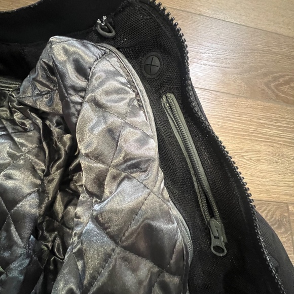 Icon Anthem 2 Mesh Jacket Womens Sz L D30 Riding Padded Removable Liner Black - Picture 7 of 16